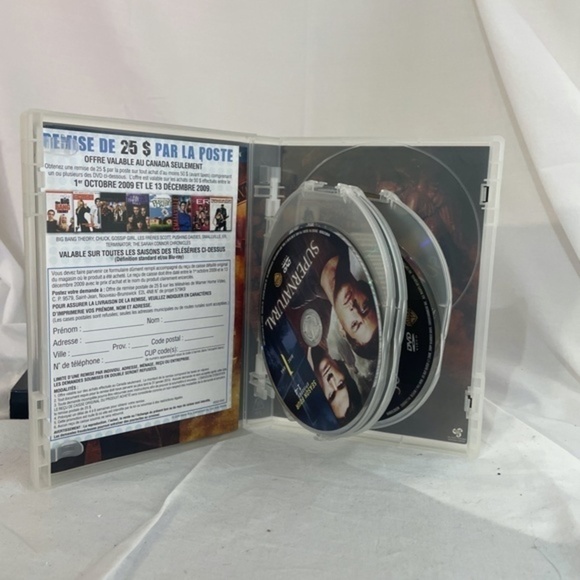 Supernatural Season 4 Tv Series DVD Box Set Horror Drama Complete 6 Discs - Picture 5 of 9